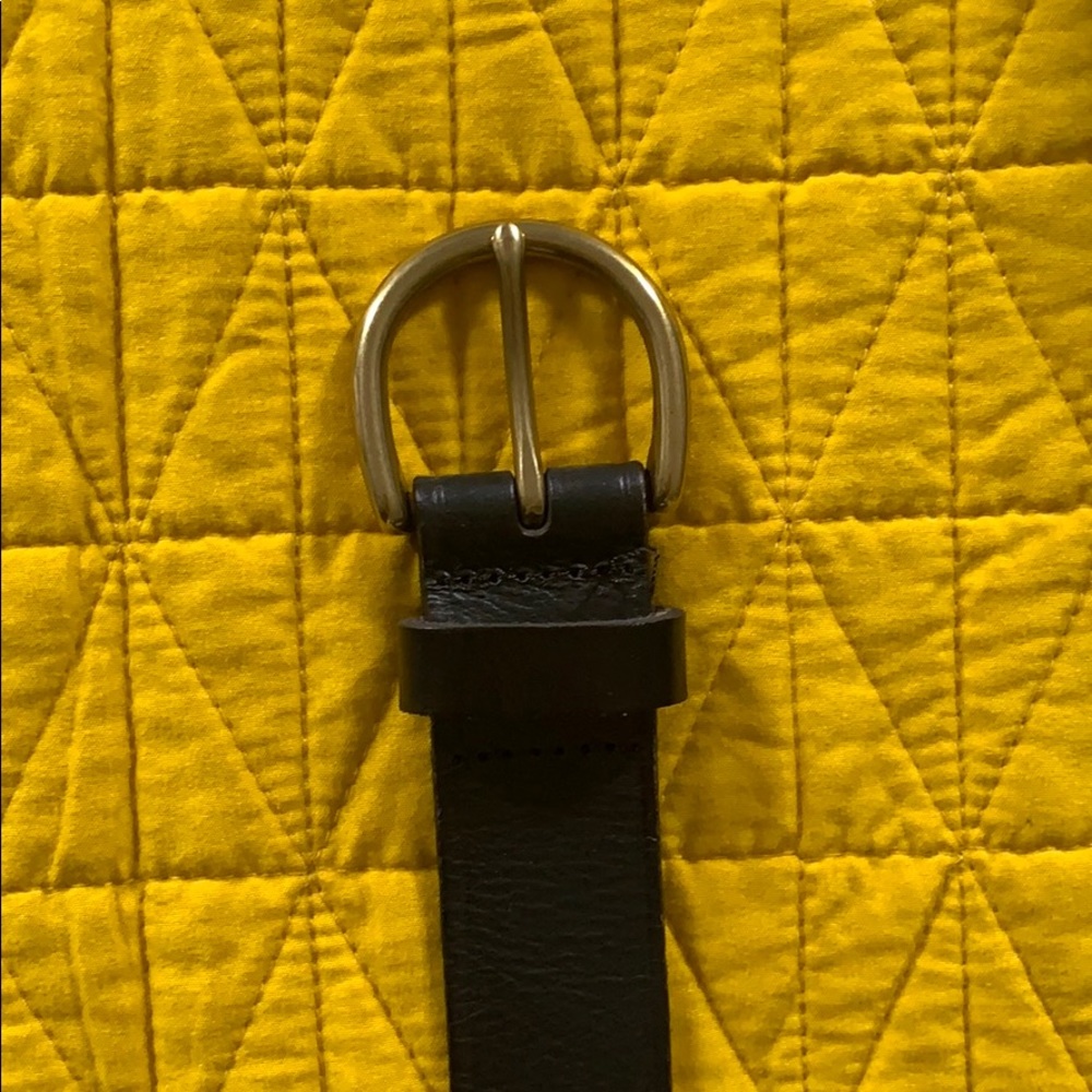 Madewell Black Leather Belt
